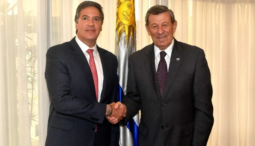 El exembajador de Colombia en Uruguay, Fernando Augusto Sanclemente.