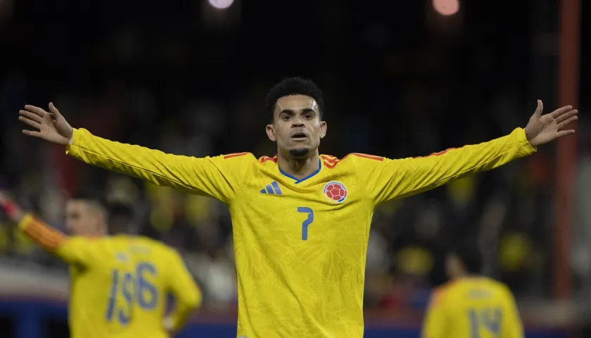 El guajiro Luis Díaz, extremo de la Selección Colombia. 