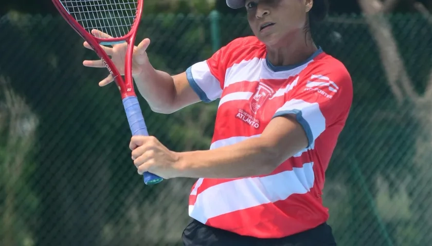 María Fernanda Herazo, tenista atlanticense. 