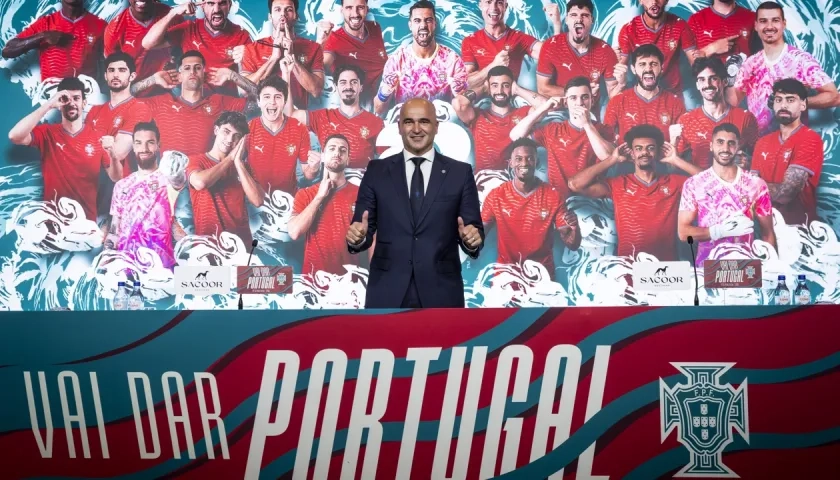 El español Roberto Martínez, seleccionador de Portugal. 