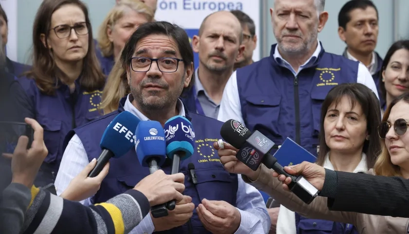 José Antonio de Gabriel, jefe adjunto de la Misión Electoral de la UE. 