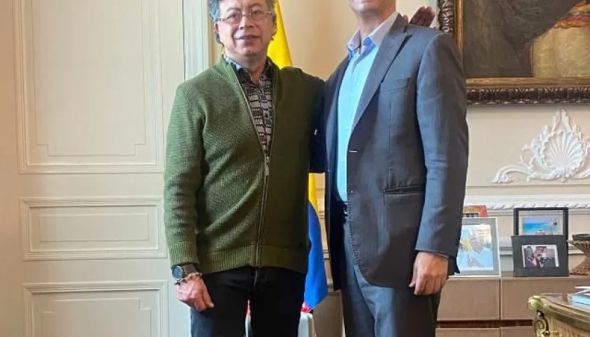 Gustavo Petro y Jaime Mesa Buitrago.