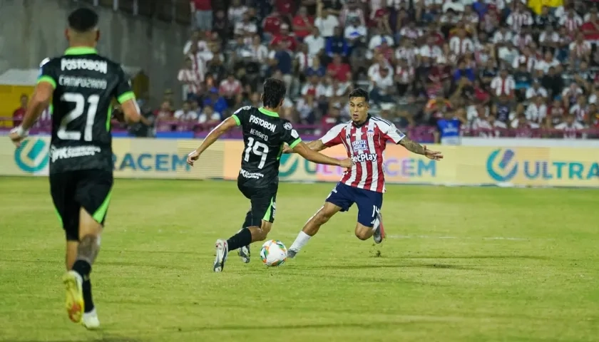Juan David Ríos en el partido contra Nacional, el pasado 10 de marzo. 