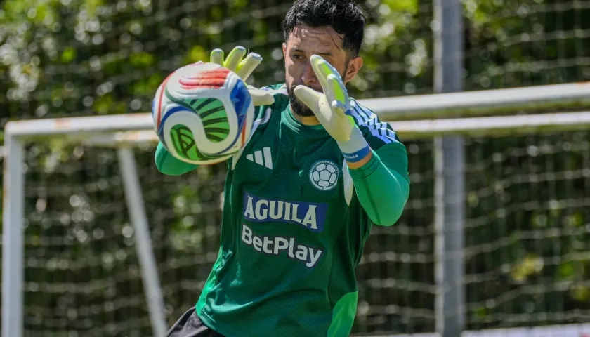 Camilo Vargas, portero titular de la Selección Colombia. 