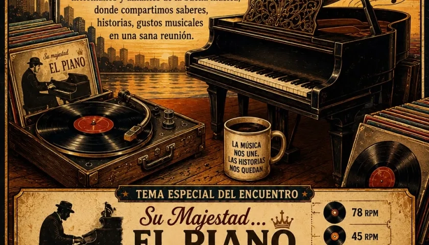 Afiche de la audición del domingo 5 de julio de 'Amigos de la Música'.