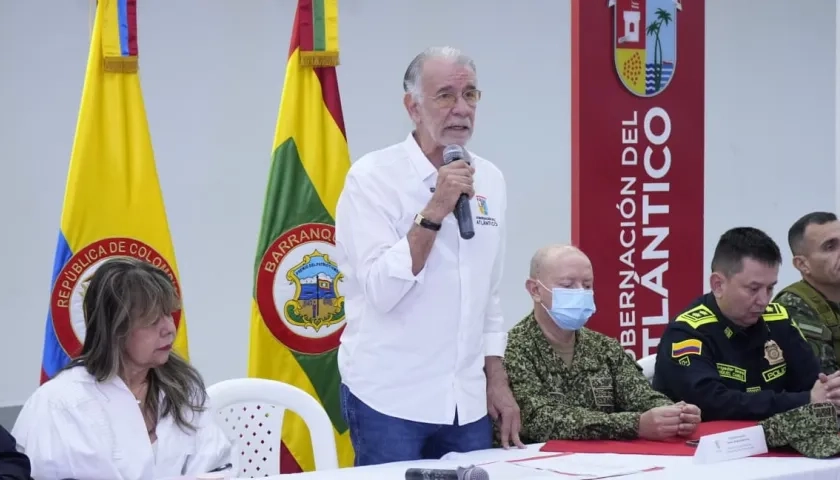 Gobernador Eduardo Verano. 