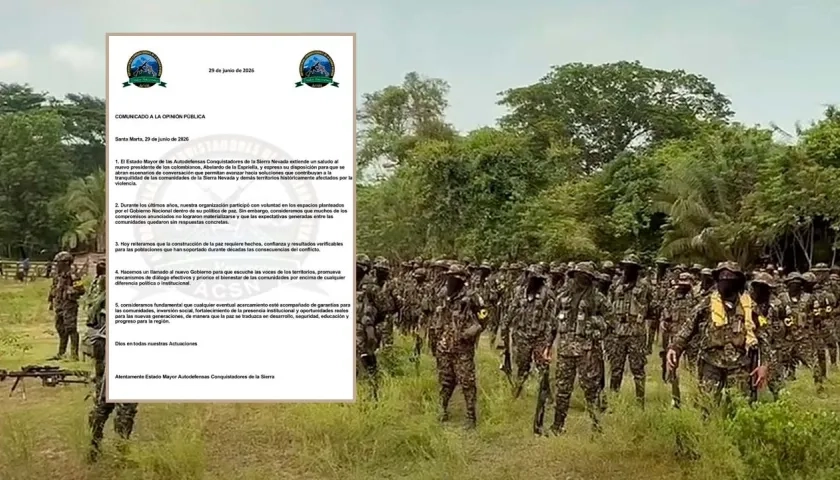 Comunicado de las Autodefensas Conquistadores de la Sierra Nevada.