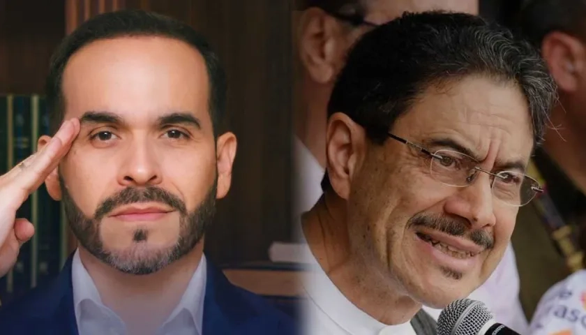 Abelardo De La Espriella e Iván Cepeda.