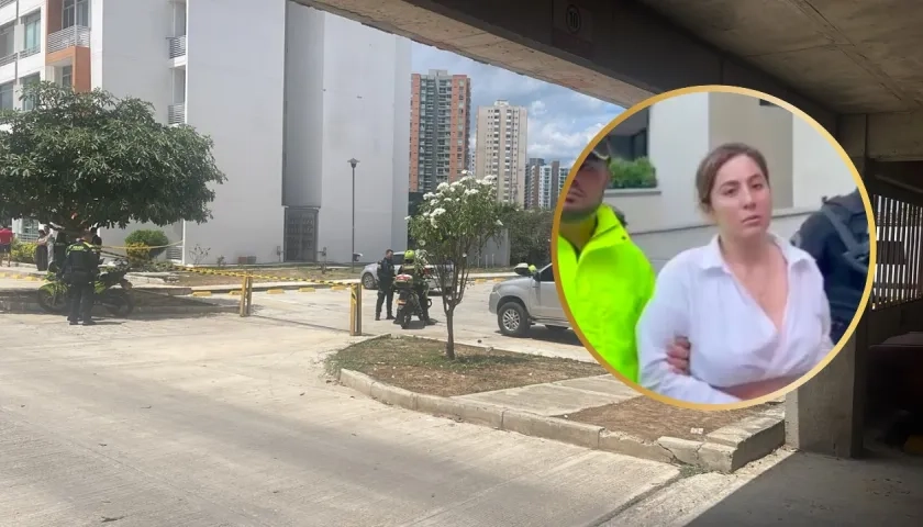 Lugar de los hechos y Mayra Alejandra Vera Duarte, ‘La mona’.