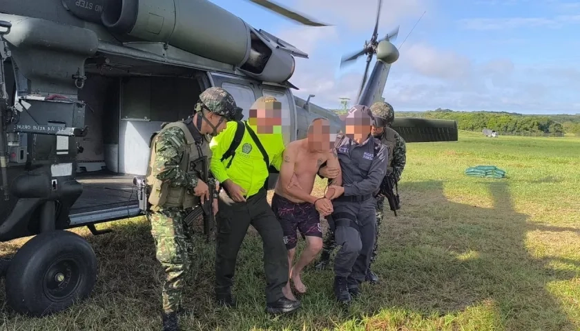 Alias 'Mono huevo' en poder de las autoridades.