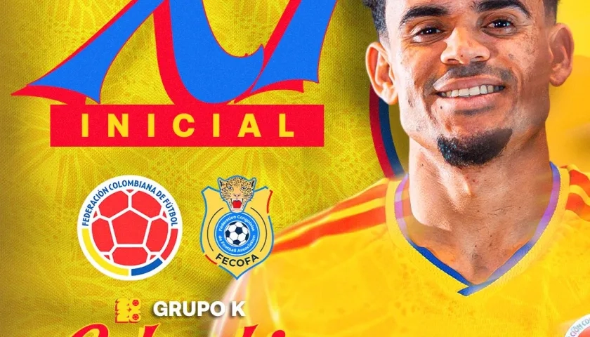 Anuncio de la alineación de Colombia