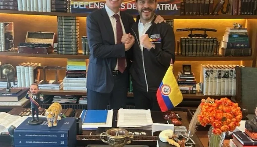 Bernie Moreno y Abelardo De La Espriella.