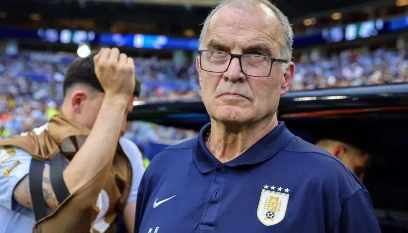 El seleccionador de Uruguay, Marcelo Bielsa.