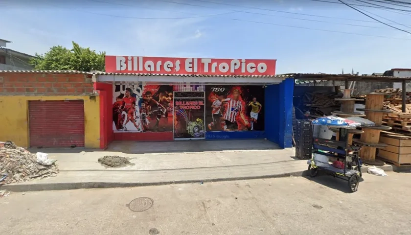 Lugar donde sucedió el crimen.