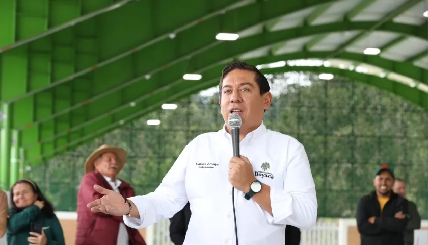 Carlos Amaya Rodríguez, gobernador de Boyacá.