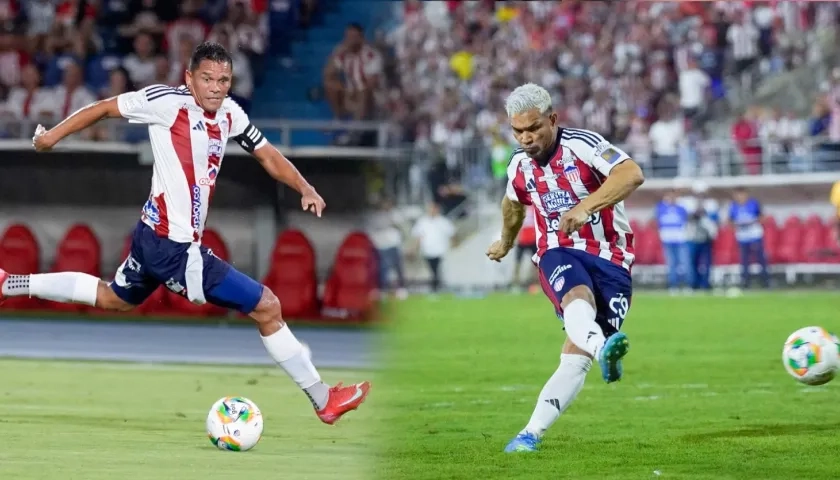 Carlos Bacca y Teófilo Gutiérrez.