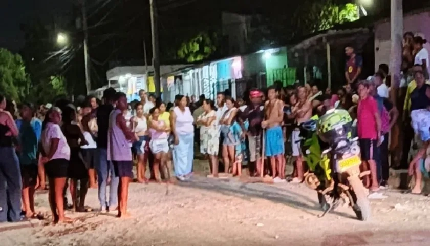 Barrio Villa Esperanza donde se registró el homicidio. 