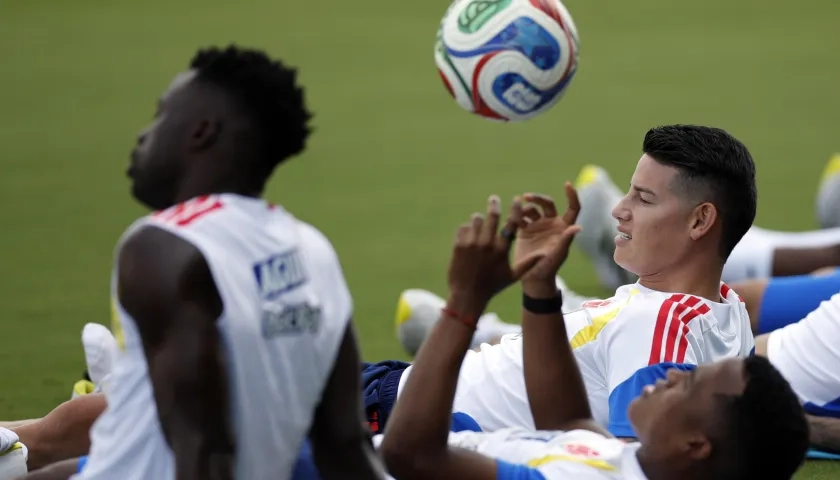 Colombia entrena en el Miami Inter CF Stadium de Fort Lauderdale, Florida, US.