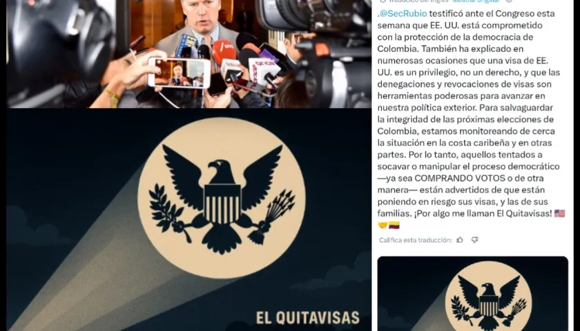 Cristopher Landau y la amenaza a los compradores de votos