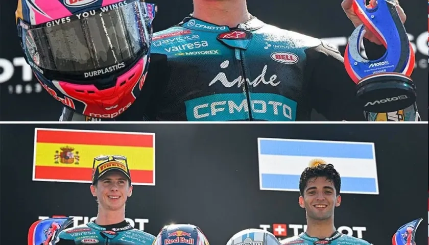 David Alonso ganador del Gran Premio de los Países Bajos de Moto2