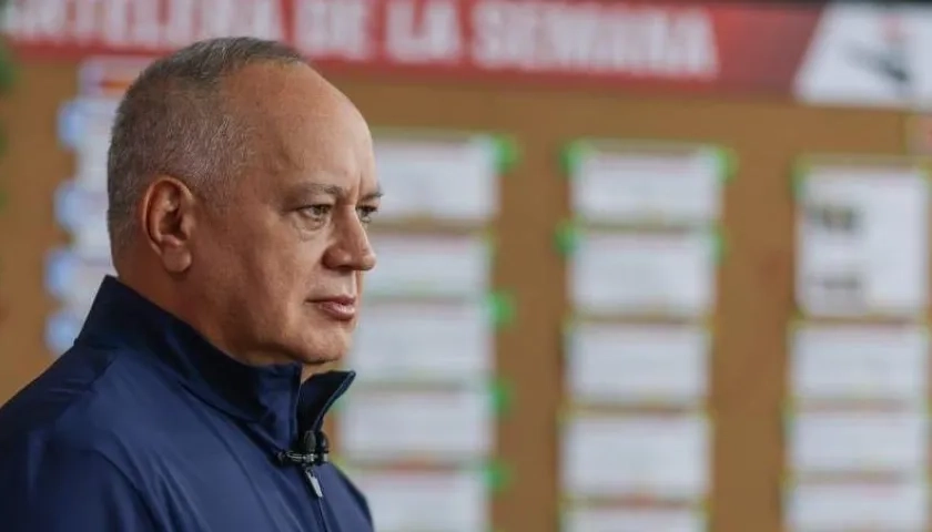 Diosdado Cabello, ministro del Interior de Venezuela. 
