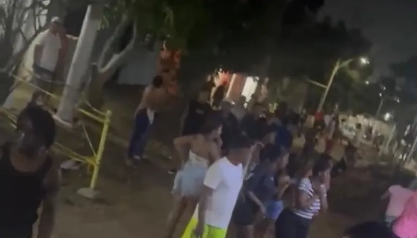 Sector de la Loma Roja donde se registró el doble asesinato. 