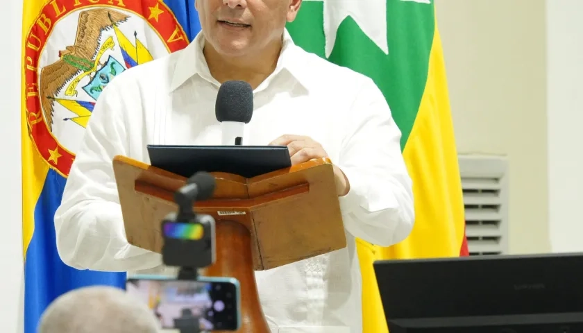 Dumek Turbay, alcalde de Cartagena.