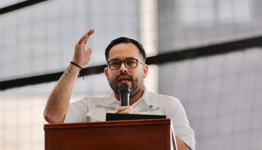 Edwin Palma, ministro de Minas y Energía.