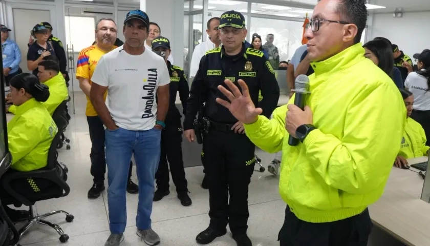 El Alcalde Char en el Centro Local de Análisis Criminal