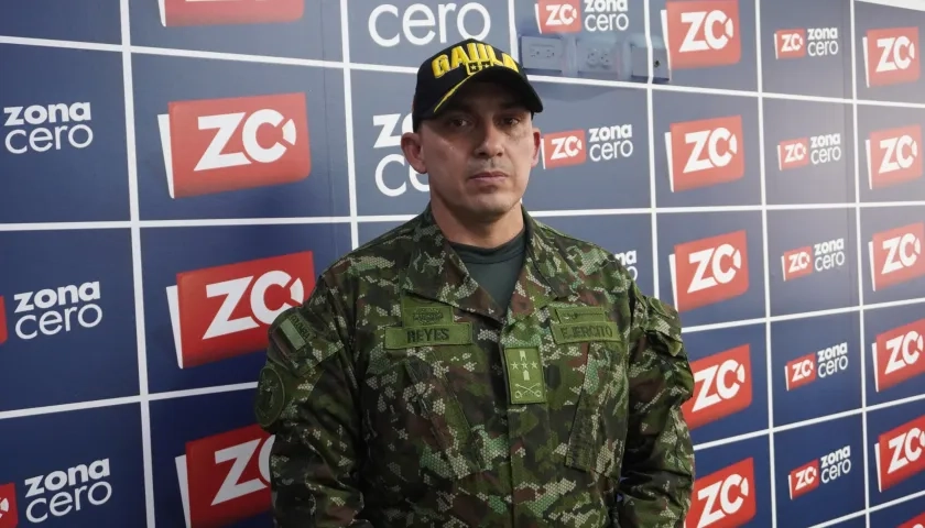 Coronel Stick Reyes Monsalve, comandante del Gaula Militar de Colombia. 