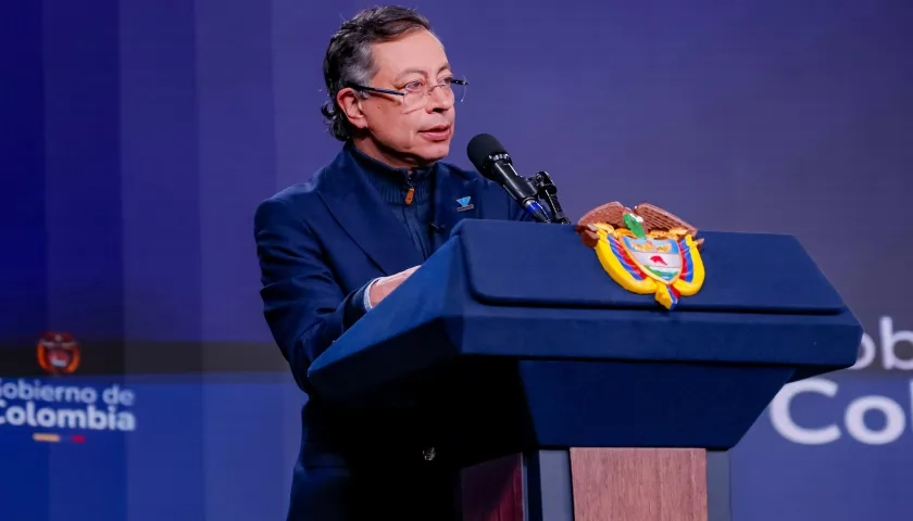 El Presidente Gustavo Petro.