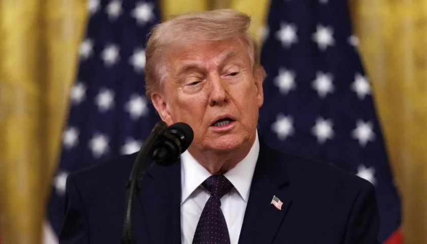 El Presidente de Estados Unidos, Donald Trump.