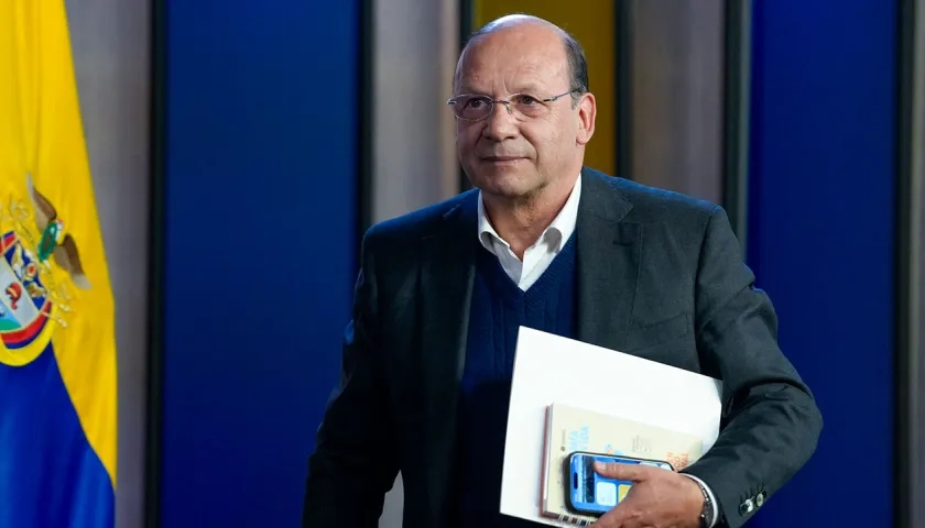 El ministro Delegatario con funciones presidenciales, Germán Ávila