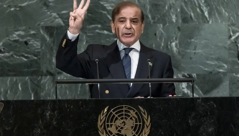 El primer ministro de Pakistán, Shehbaz Sharif.