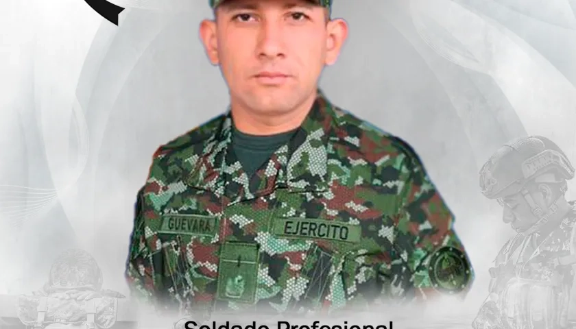 El soldado Wilson Andrés Guevara Bermeo.