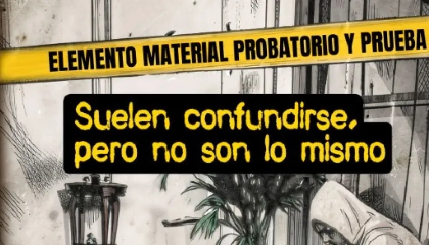 La Fiscalía explica la diferencia de los dos términos en el proceso penal. 