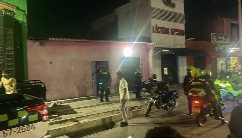 Lugar donde sucedió la masacre en Los Olivos.