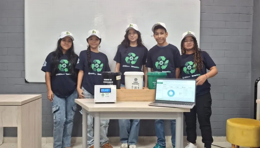 Estudiantes barranquilleros en Chile. 