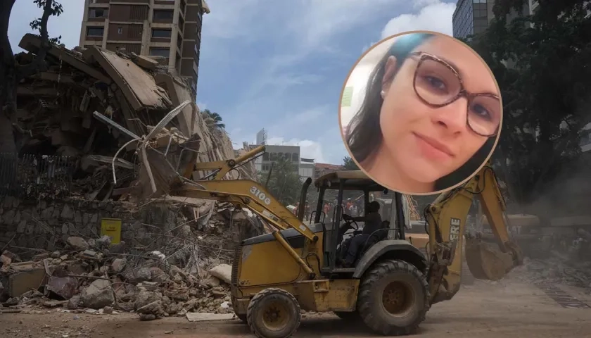 Natalia Fernández Díaz - Granados y una imagen de la tragedia