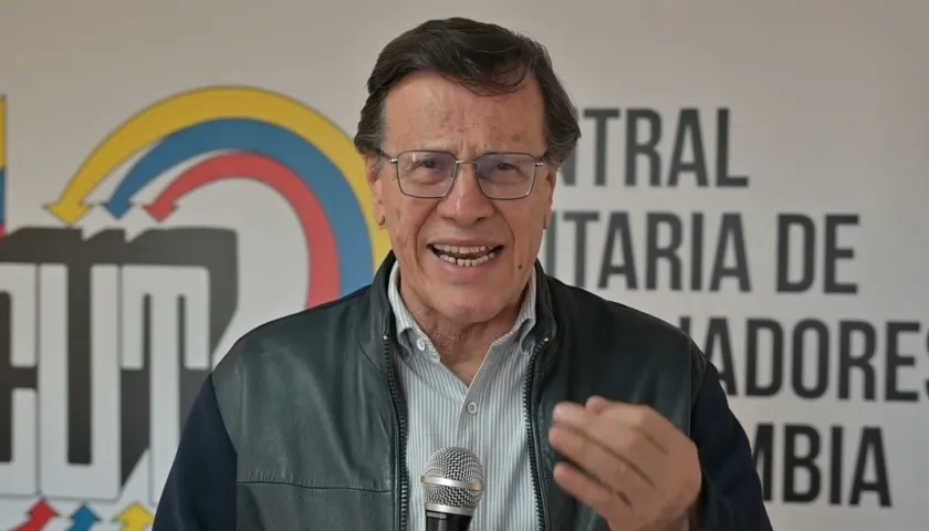 Fabio Arias, presidente de la CUT.