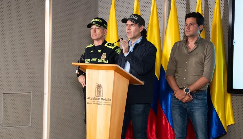 El Alcalde de Medellín, Federico Gutiérrez.