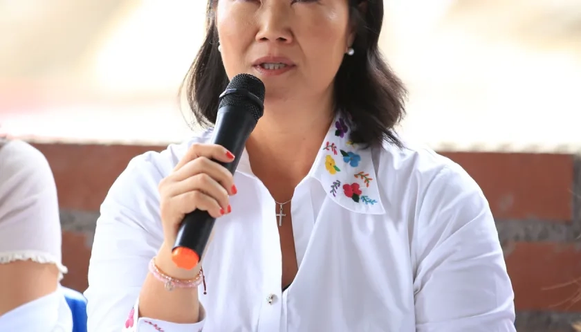 La candidata peruana Keiko Fujimori.