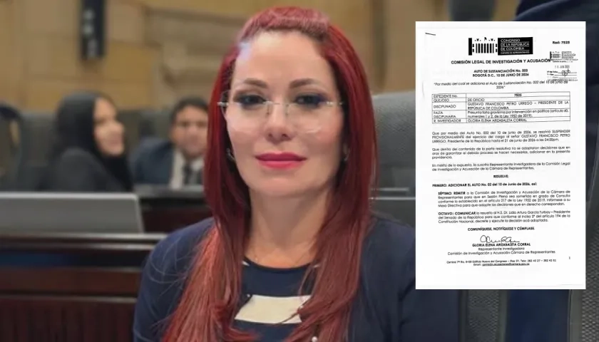 Auto que modifica suspensión temporal del Presidente Gustavo Petro