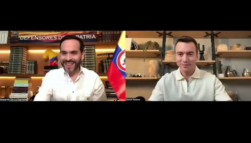 Noboa felicita a De la Espriella y le desea éxitos en la segunda vuelta en Colombia