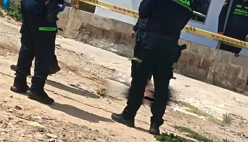 La Policía acordó el aérea donde se presentó el crimen. 