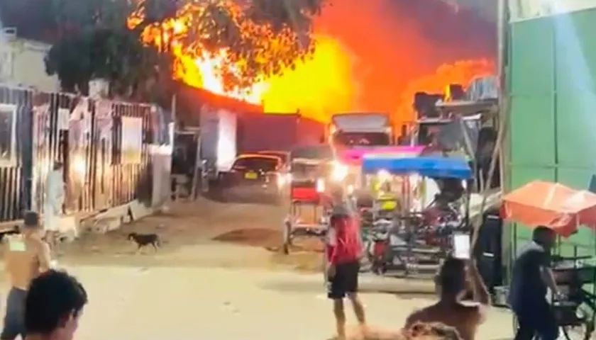 Incendio en Rebolo.