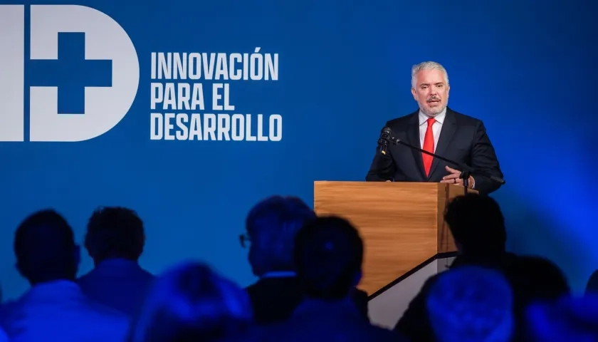 El expresidente Iván Duque.