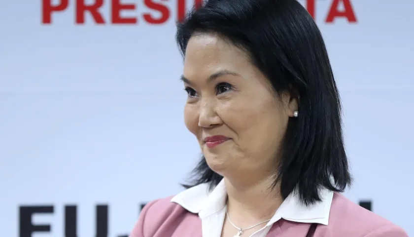  Keiko Fujimori, presidenta electa de Perú.