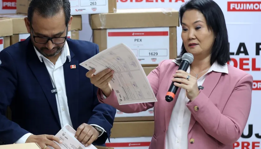 Keiko Fujimori. 