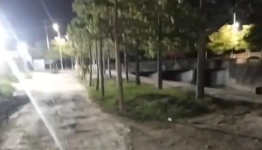 Lugar donde se presentó el homicidio. 